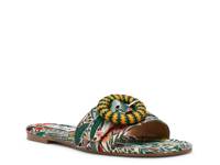 Merla Sandal Green Multicolor Floral Print view
