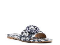 Merla Sandal White/Blue Floral Print view