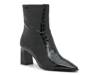 Sunny Bootie Black Croc Print Patent Synthetic view