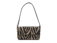 Zebra Beaded Shoulder Bag Bronze/Black Zebra Print view