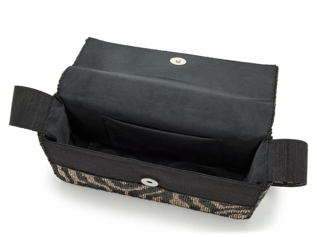 Zebra Beaded Shoulder Bag