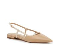 Cohen Flat Beige/White Leather view