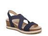 Breeze Wedge Sandal Navy view