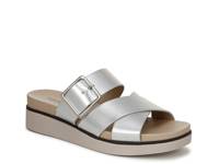 Getaway Wedge Sandal Silver Metallic view