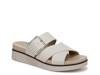Getaway Wedge Sandal Bone White view