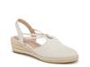 Kennedy Espadrille Wedge Sandal Natural Silver view