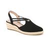 Kennedy Espadrille Wedge Sandal Black view