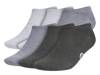 Superlite Classic Men's No Show Socks - 6 Pack Grey/Blue view