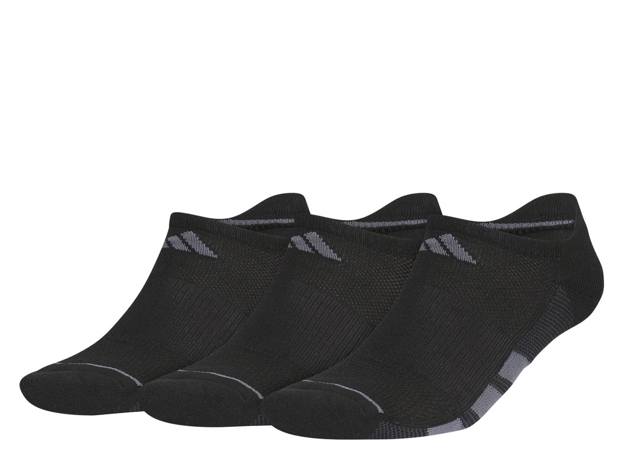 All Day Training Men's No Show Socks - 3 Pack