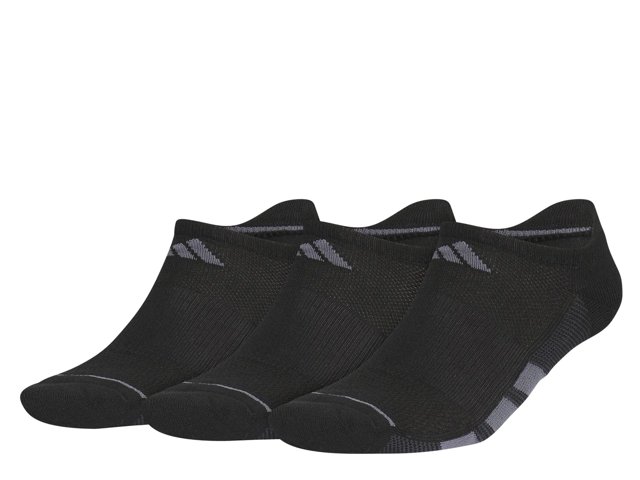 All Day Training Men's No Show Socks - 3 Pack