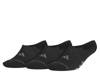 All Day Training Super Men's No Show Socks - 3 Pack Black view
