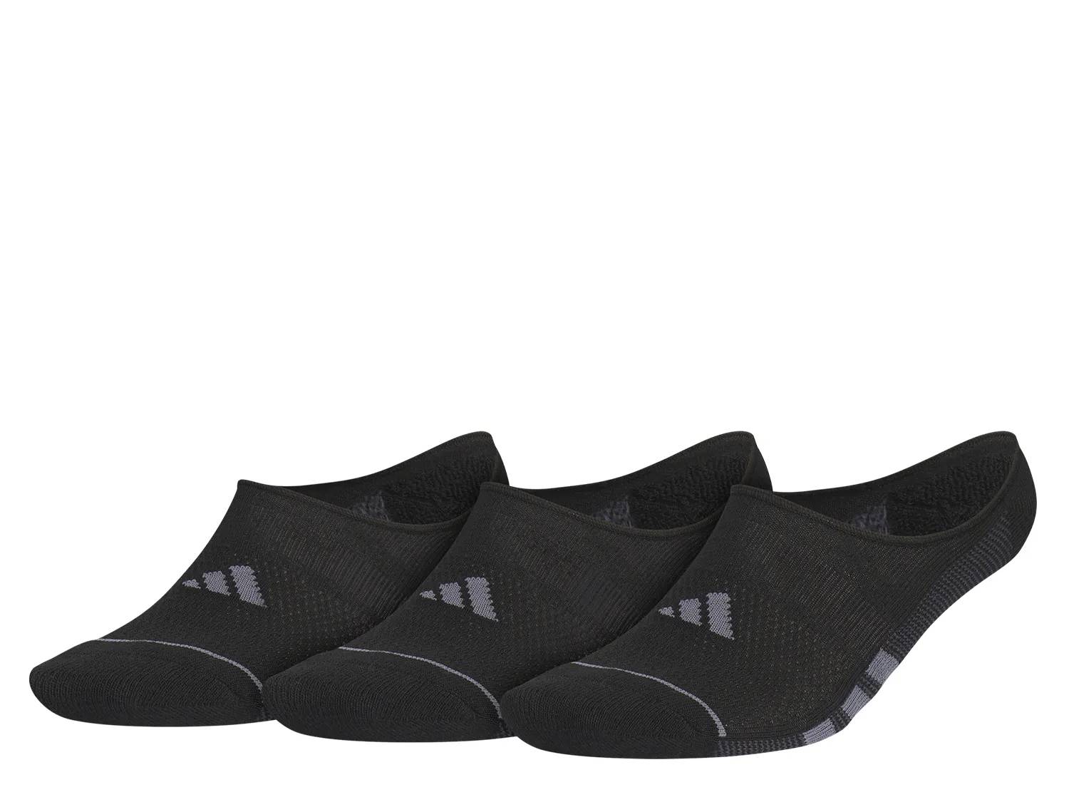 All Day Training Super Men's No Show Socks - 3 Pack