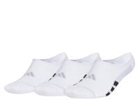All Day Training Super Men's No Show Socks - 3 Pack White view