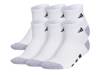 Cushioned Kids' Ankle Socks - 6 Pack White view