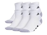 Cushioned Kids' Ankle Socks - 6 Pack White view