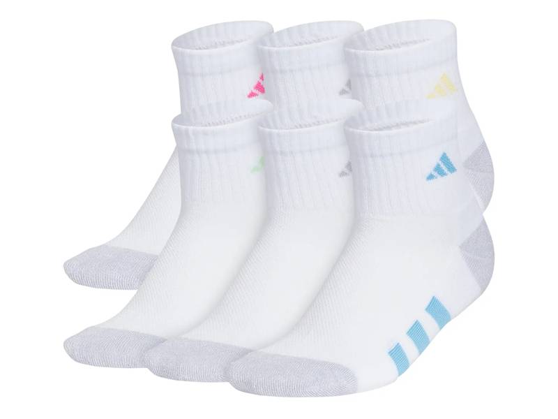 Athletic Cushioned Kids' Ankle Socks - 6 Pack