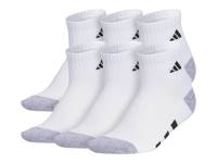 Athletic Cushioned Kids' Ankle Socks - 6 Pack White view
