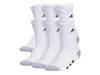 Athletic Cushioned Kids' Crew Socks - 6 Pack White view