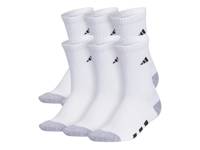 Athletic Cushioned Kids' Crew Socks - 6 Pack White view