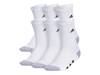 Athletic Cushioned Kids' Crew Socks - 6 Pack White view