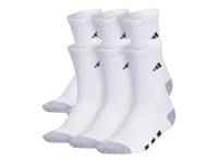 Athletic Cushioned Kids' Crew Socks - 6 Pack White view