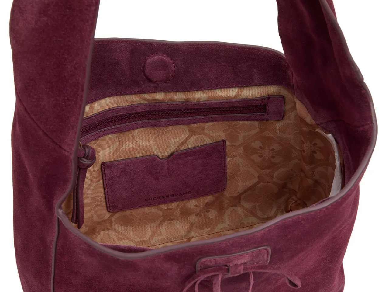 Clem Suede Mini Hobo Bag