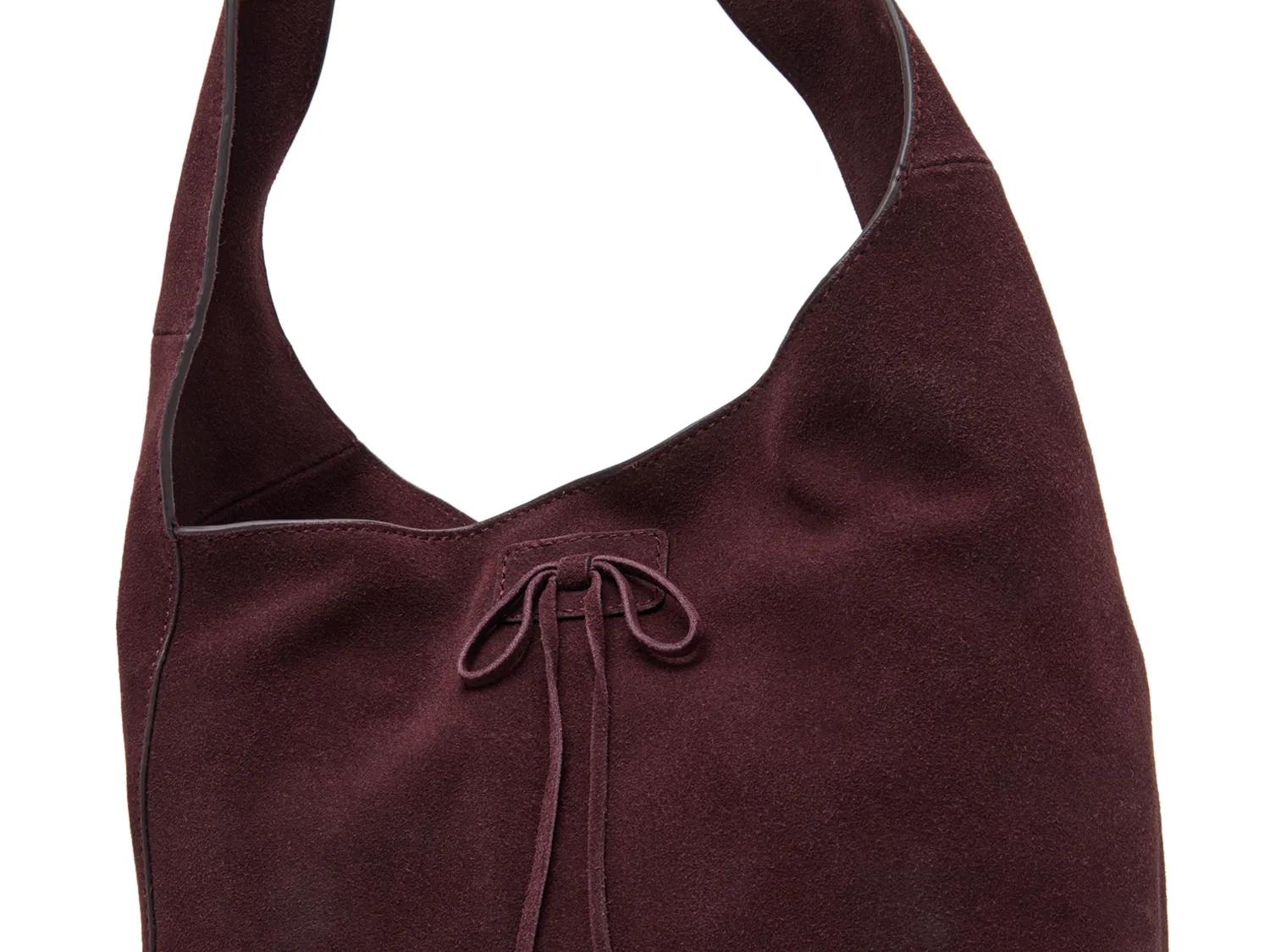 Clem Suede Mini Hobo Bag