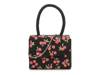 Beaded Ditsy Satchel Black/Multicolor Floral view
