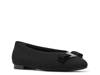 Willow Ballet Flat Black Fabric view