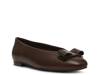 Willow Ballet Flat Dark Brown Synthetic view