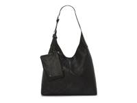 Anny Leather Hobo Bag Black view