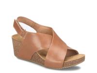 Eva Wedge Sandal Sand view