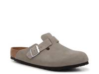 Boston Corduroy Clog - Men's Grey Suede view