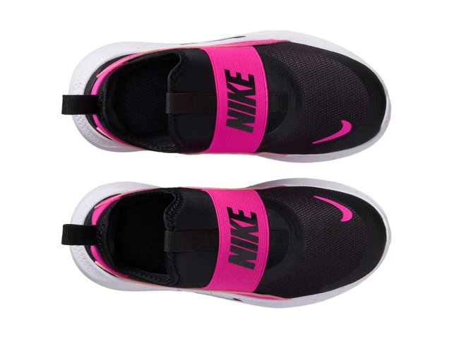 Nike Kids Slip-On Sneakers in Black, Pink and Purple Girls Nike Pink Slip On. Nike.com main image 4