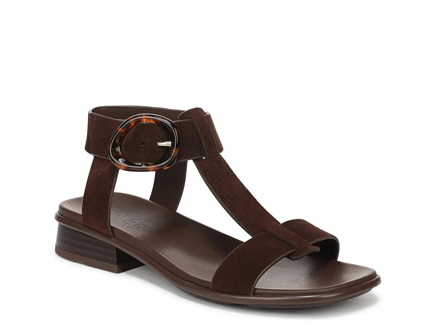 Naturalizer Brandy Sandal | Women's | Chocolate Suede | Size 5 | Sandals | Ankle Strap