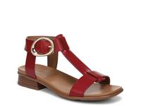 Brandy Sandal Flame Red Leather view