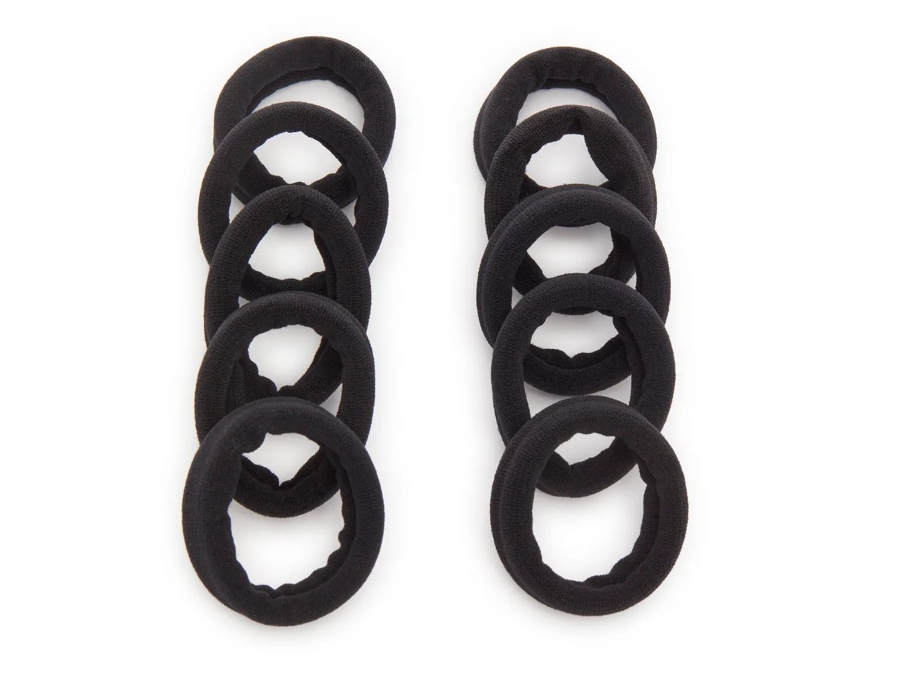 Ribbed Hair Tie Set - 10 Pack