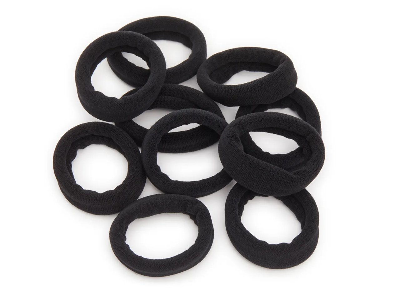 Ribbed Hair Tie Set - 10 Pack