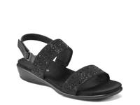 Haisley Wedge Sandal Black view