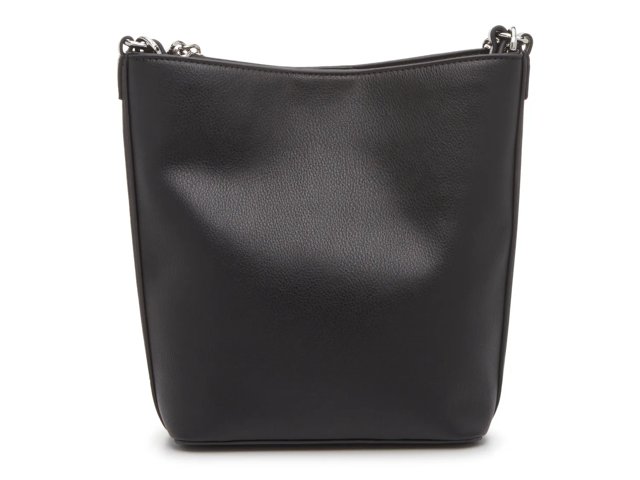 Draped Charm Bucket Bag