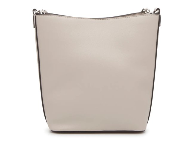 Draped Charm Bucket Bag