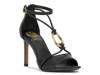 Alinna Sandal Black Snake Print Leather view