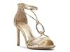 Alinna Sandal Gold Metallic Snake Print Leather view