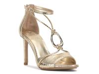 Alinna Sandal Gold Metallic Snake Print Leather view