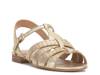 Chaya Sandal Gold Metallic Leather view