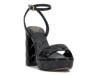 Pendry Platform Sandal Black Patent Leather view