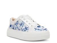 Nino Platform Sneaker - Women's Blue/White Floral view