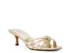 Cary Sandal Gold Leather view