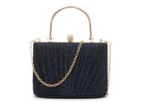 Glitter Boxy Clutch Navy view