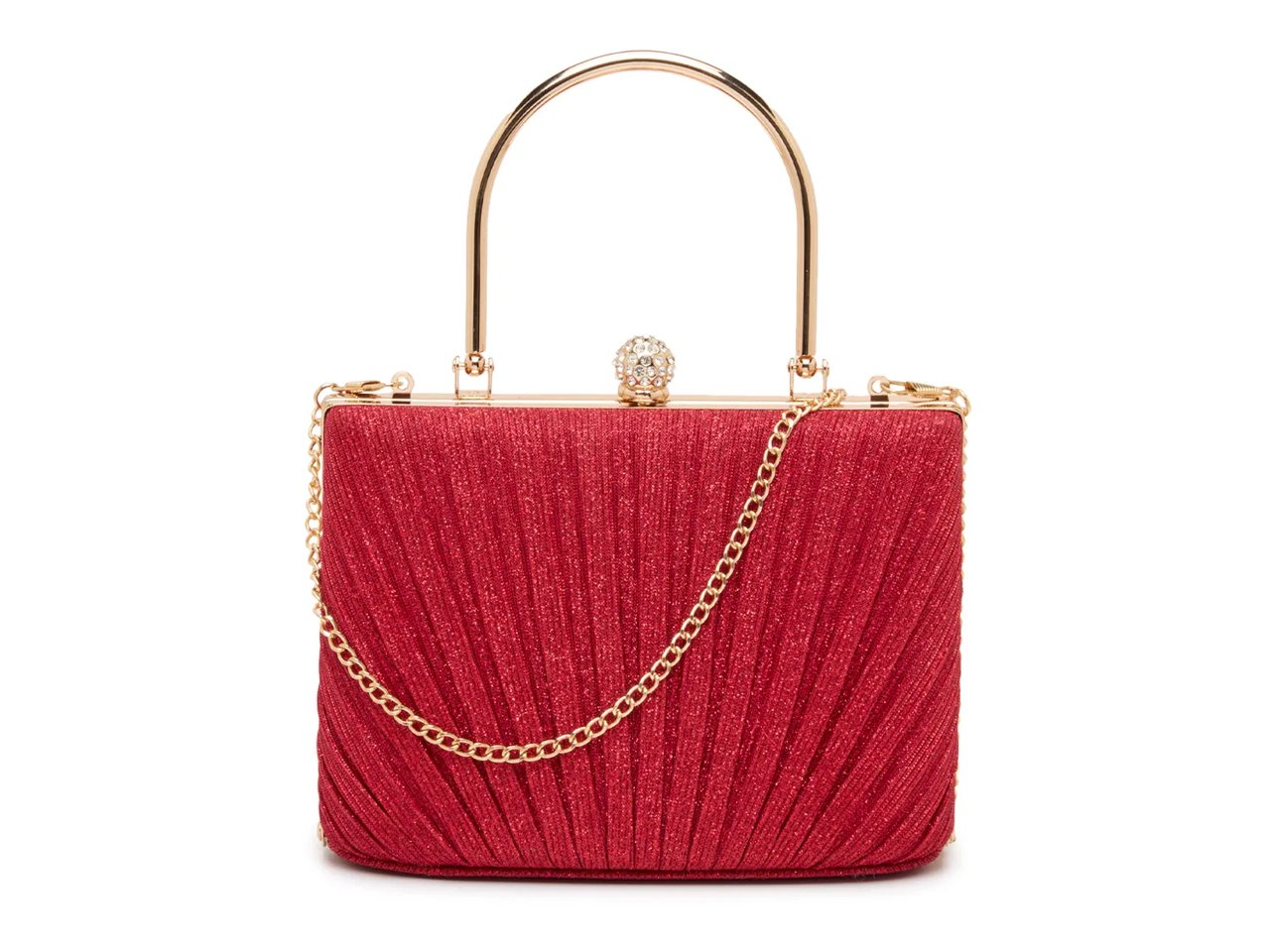Glitter Boxy Clutch